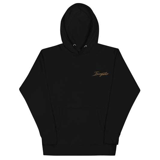 Unisex Hoodie Gold Embroidery